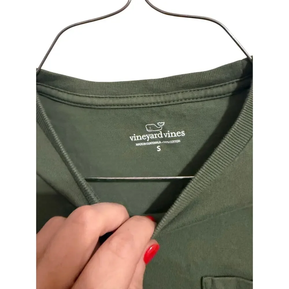 Vineyard vines, long sleeve green St. Patrick’s Day shirt